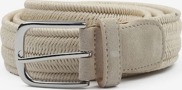 Profuomo Gürtel in Beige: Vorderseite