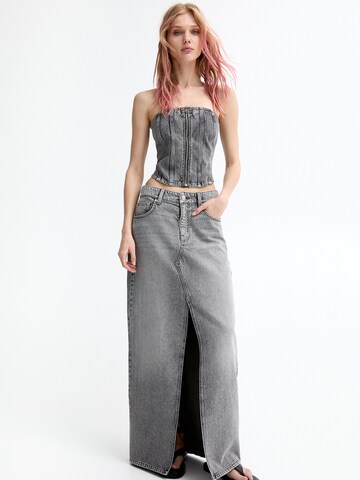 Pull&Bear Top in Grau