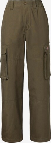 Pantaloni cargo 'HOOPER BAY' di DICKIES in verde: frontale