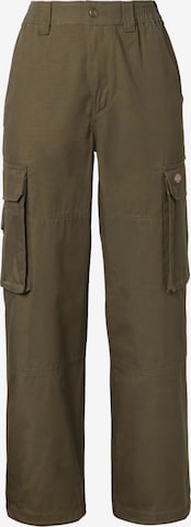 Pantaloni cu buzunare 'HOOPER BAY' de la DICKIES pe verde: față