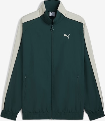 PUMA Trainingsjacke 'T7' in Grün: Vorderseite