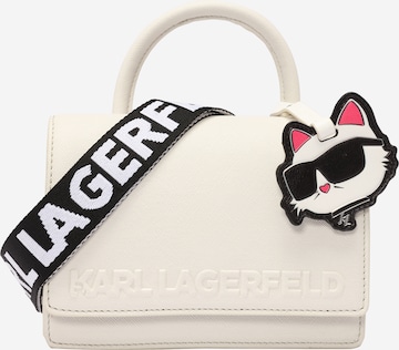 Karl Lagerfeld Handtasche in Beige: predná strana