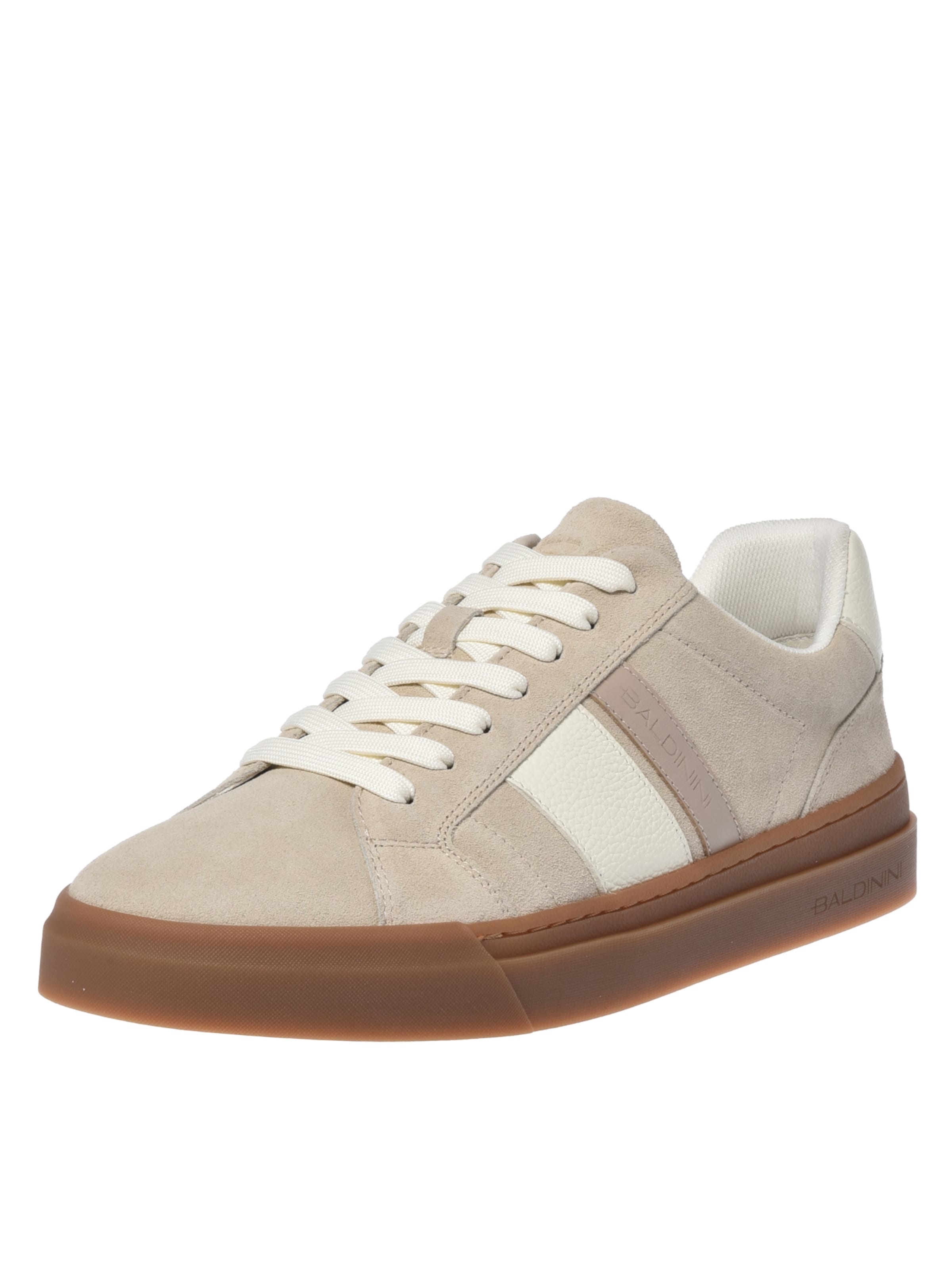 BALDININI Sneakers laag in de kleur Beige / Donkerbeige / Wit, Productweergave