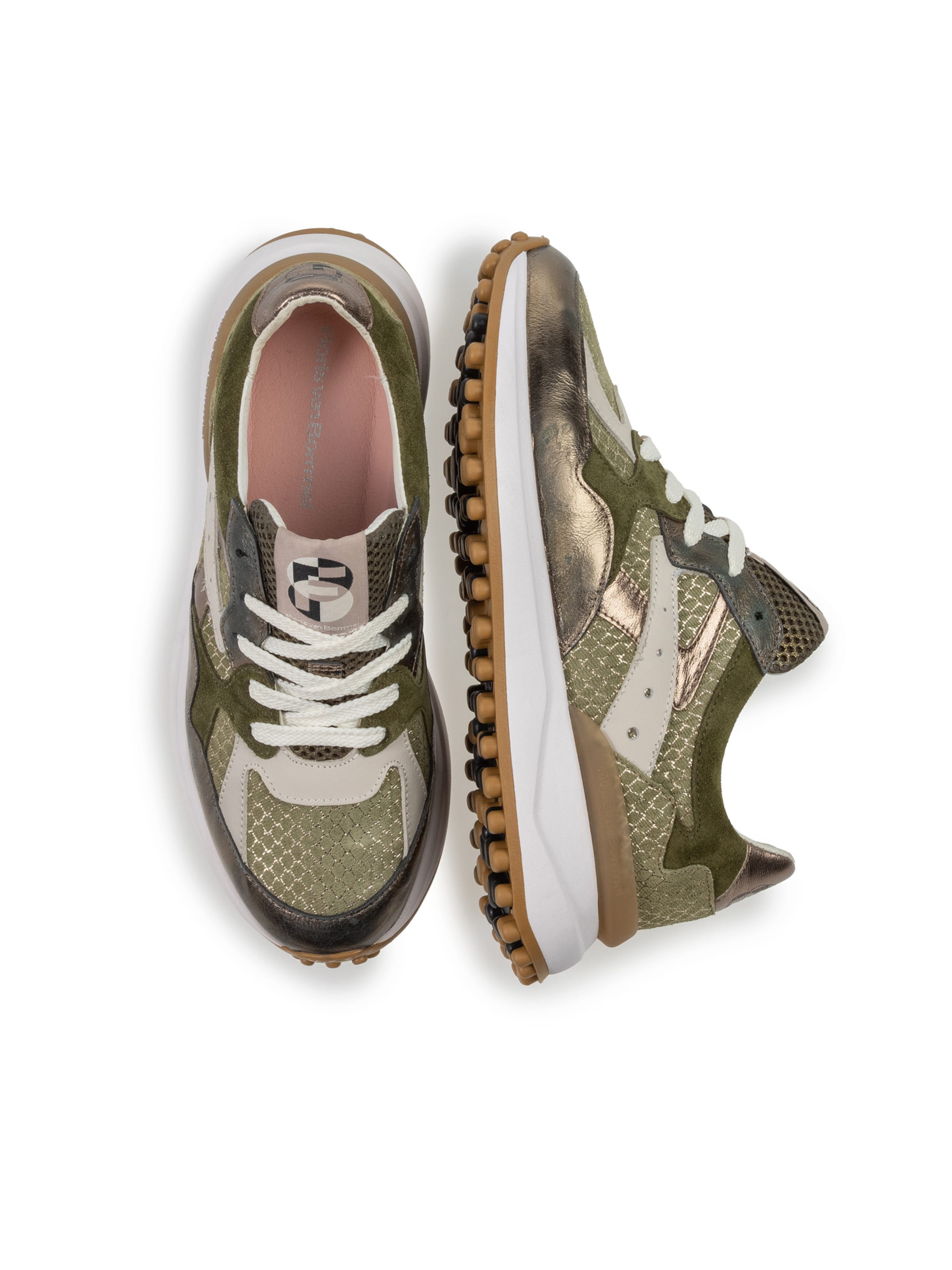 Floris van Bommel Sneakers laag 'Noppi 46' in Groen