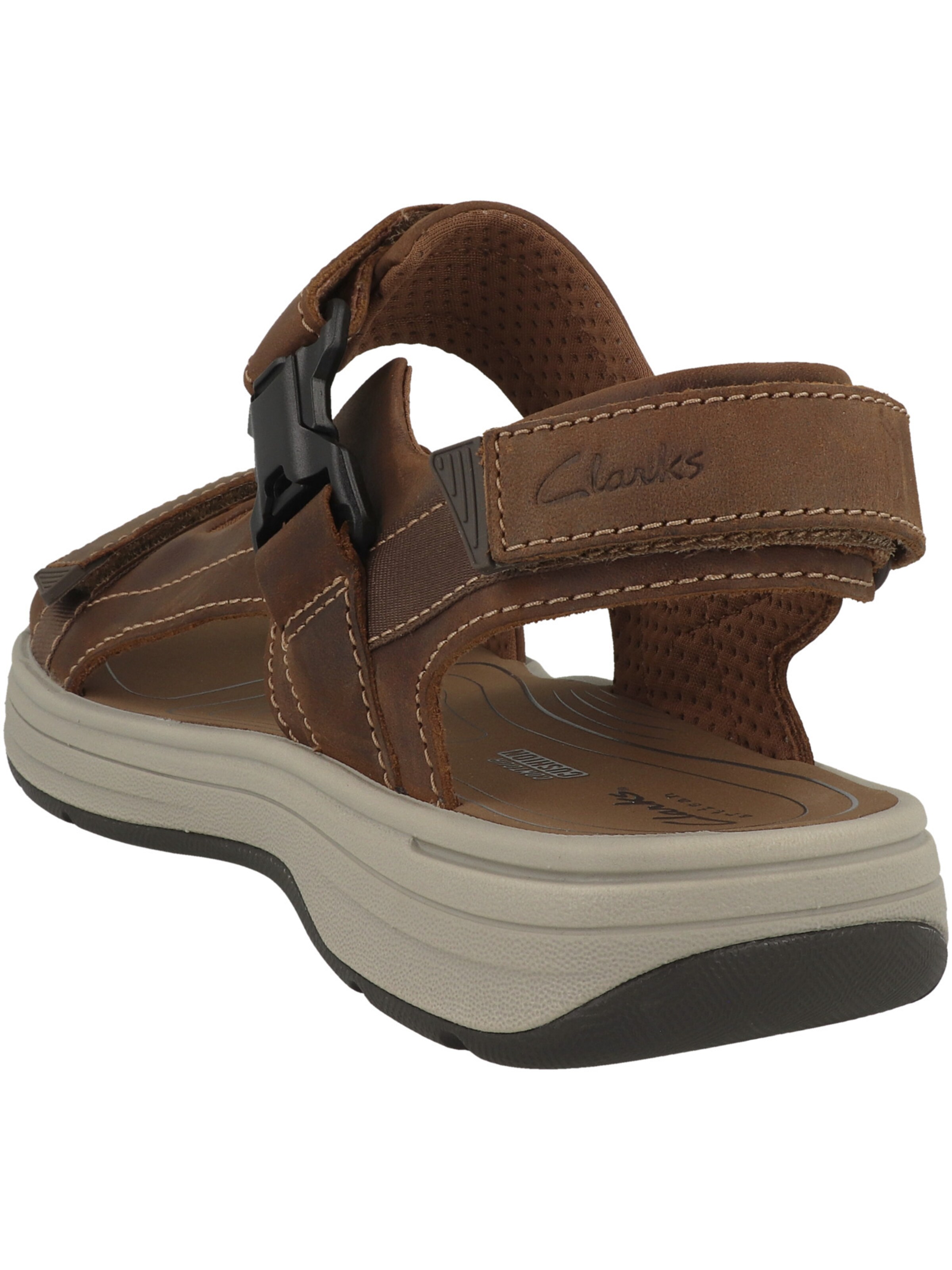 CLARKS Sandalen 'Saltway Edge' in Bruin