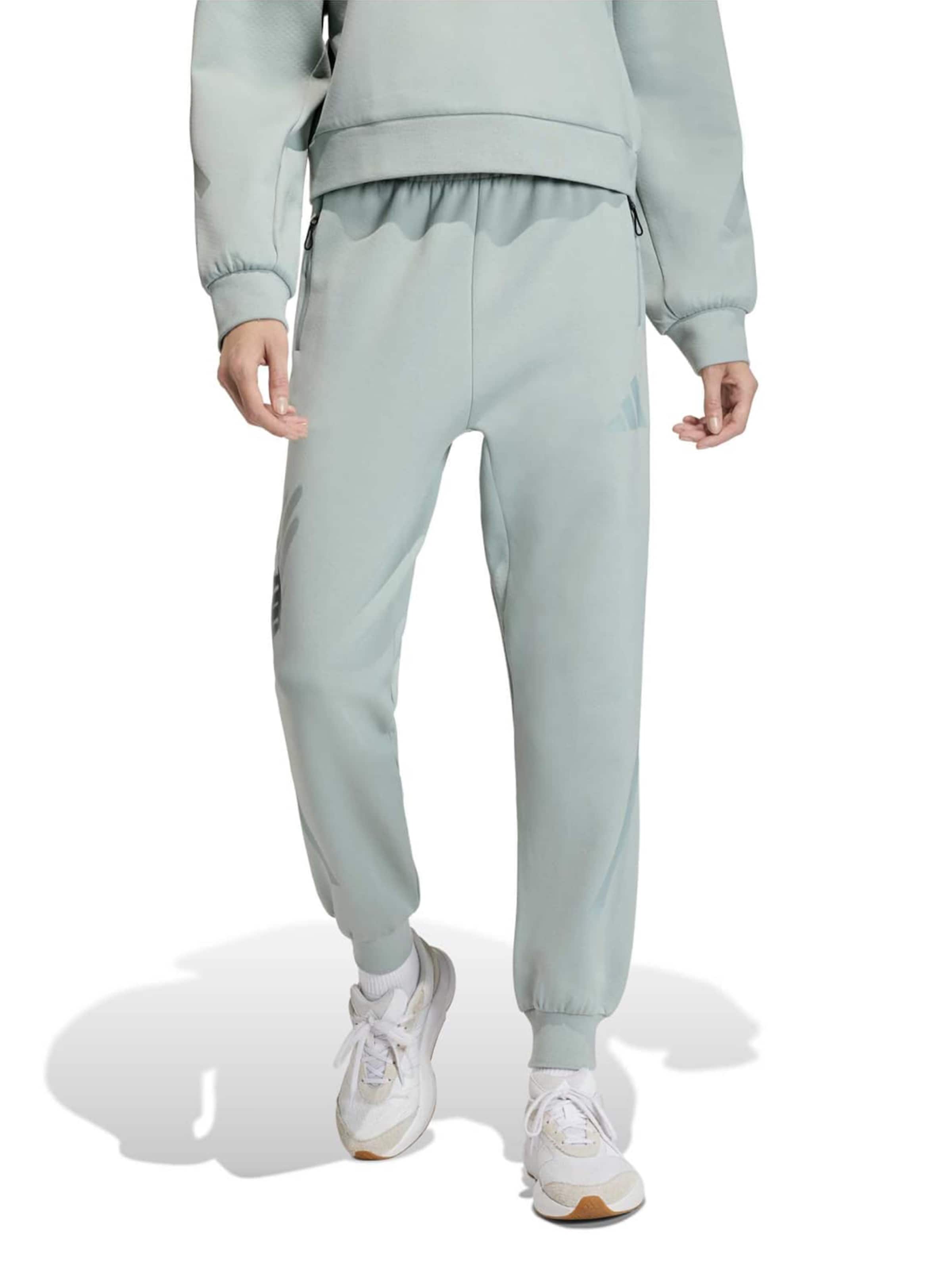 ADIDAS SPORTSWEAR Tapered Sportbroek 'Z.N.E.' in Blauw: voorkant