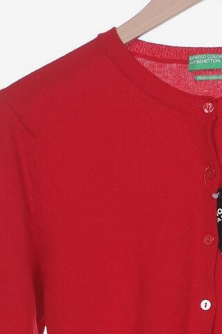 UNITED COLORS OF BENETTON Strickjacke M in Rot
