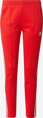 ADIDAS ORIGINALS Pants 'Primeblue Sst' in Red: front