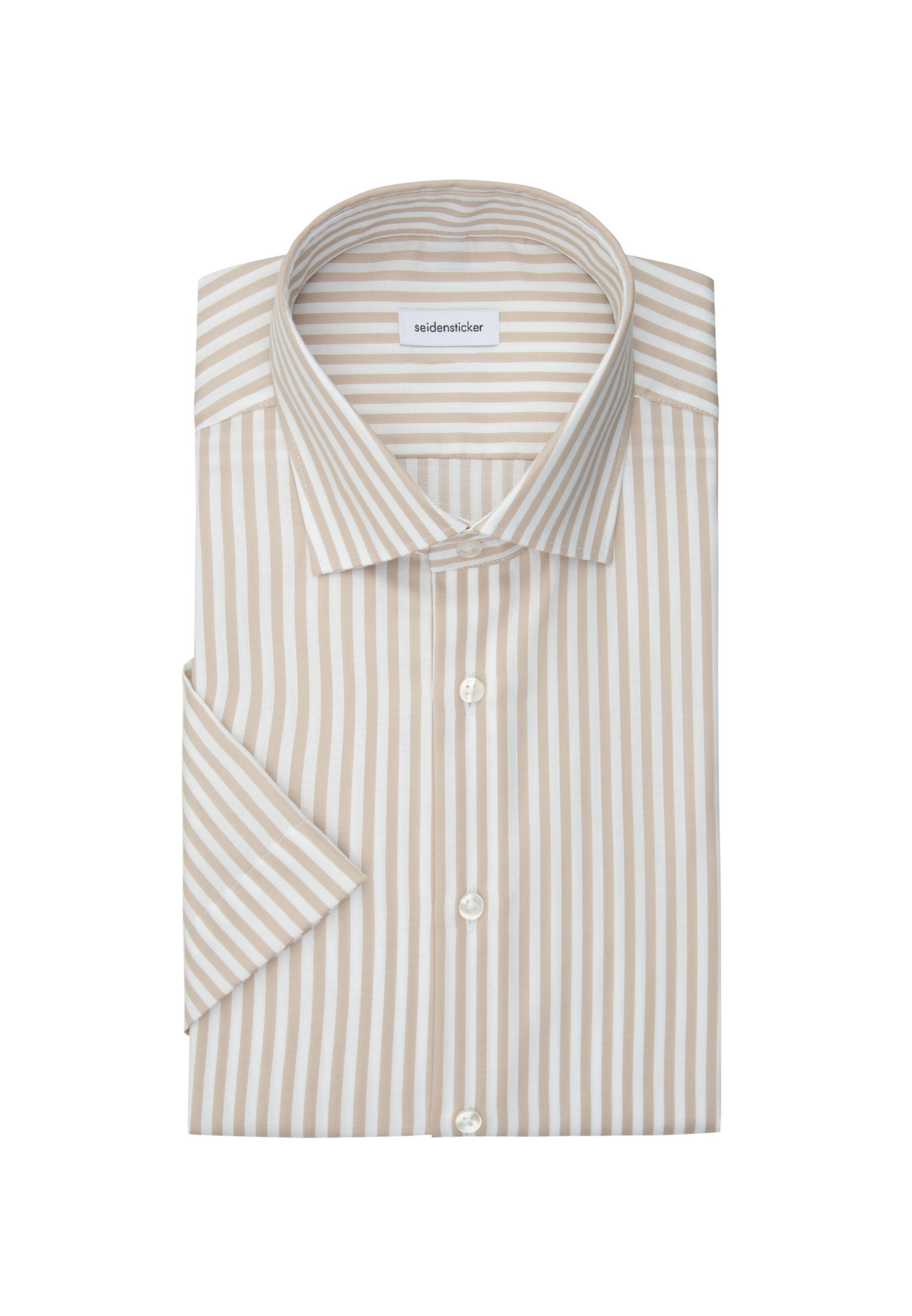 SEIDENSTICKER Regular fit Zakelijk overhemd in Beige