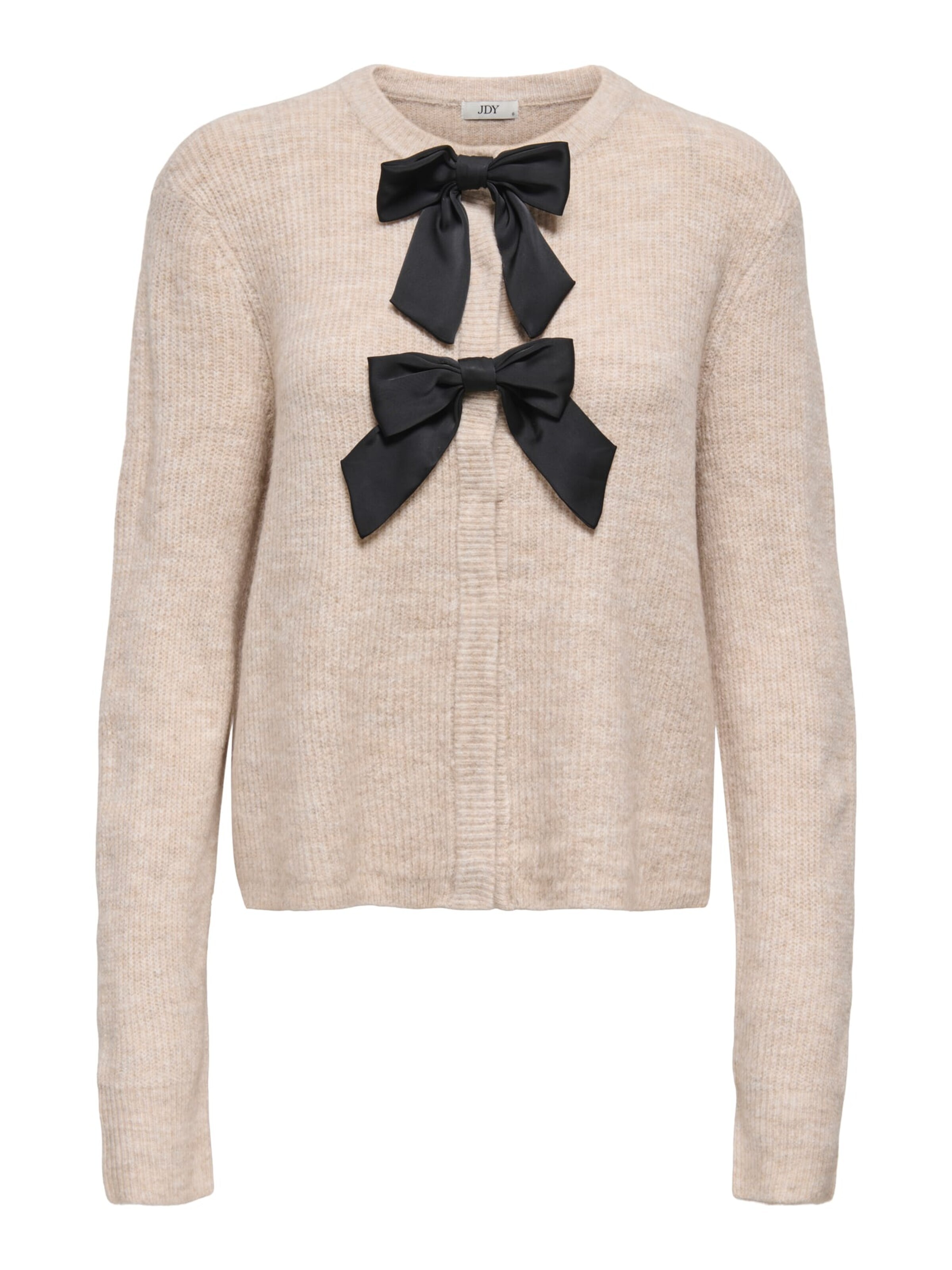 Jaqueline de Yong Gebreid vest 'Jolene' in Beige: voorkant