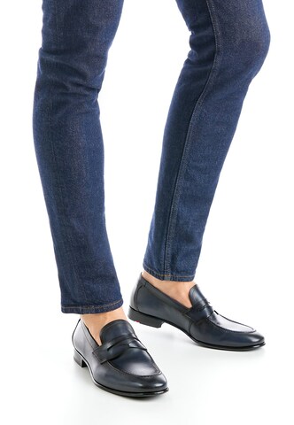 LLOYD Classic Flats 'NOBILE' in Blue: front