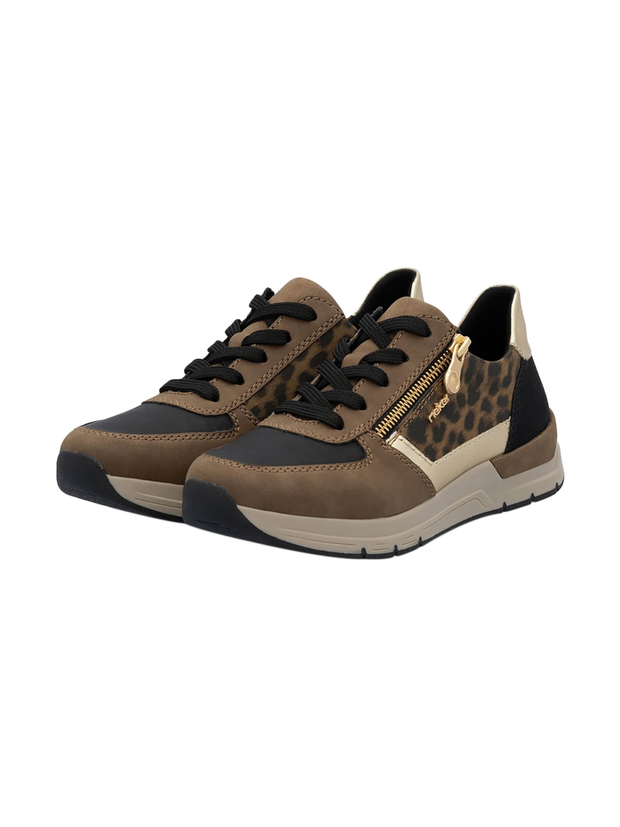 Scarpa stringata sportiva di Rieker in marrone