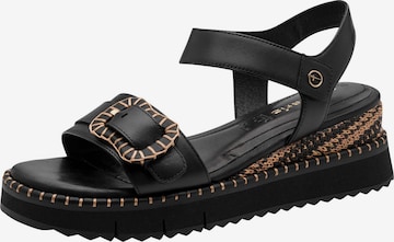 Tamaris Sandal in Black: front