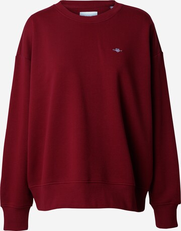 GANT Sweatshirt in Red: front