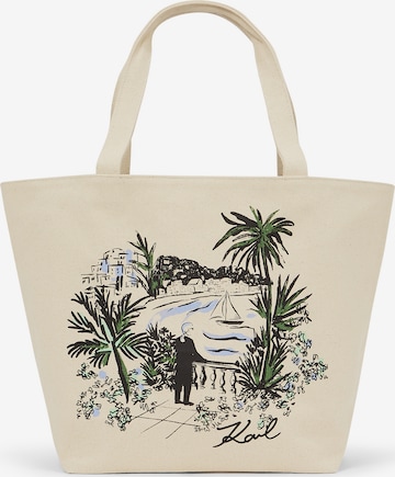 Karl Lagerfeld Ostoskassi värissä beige: etupuoli