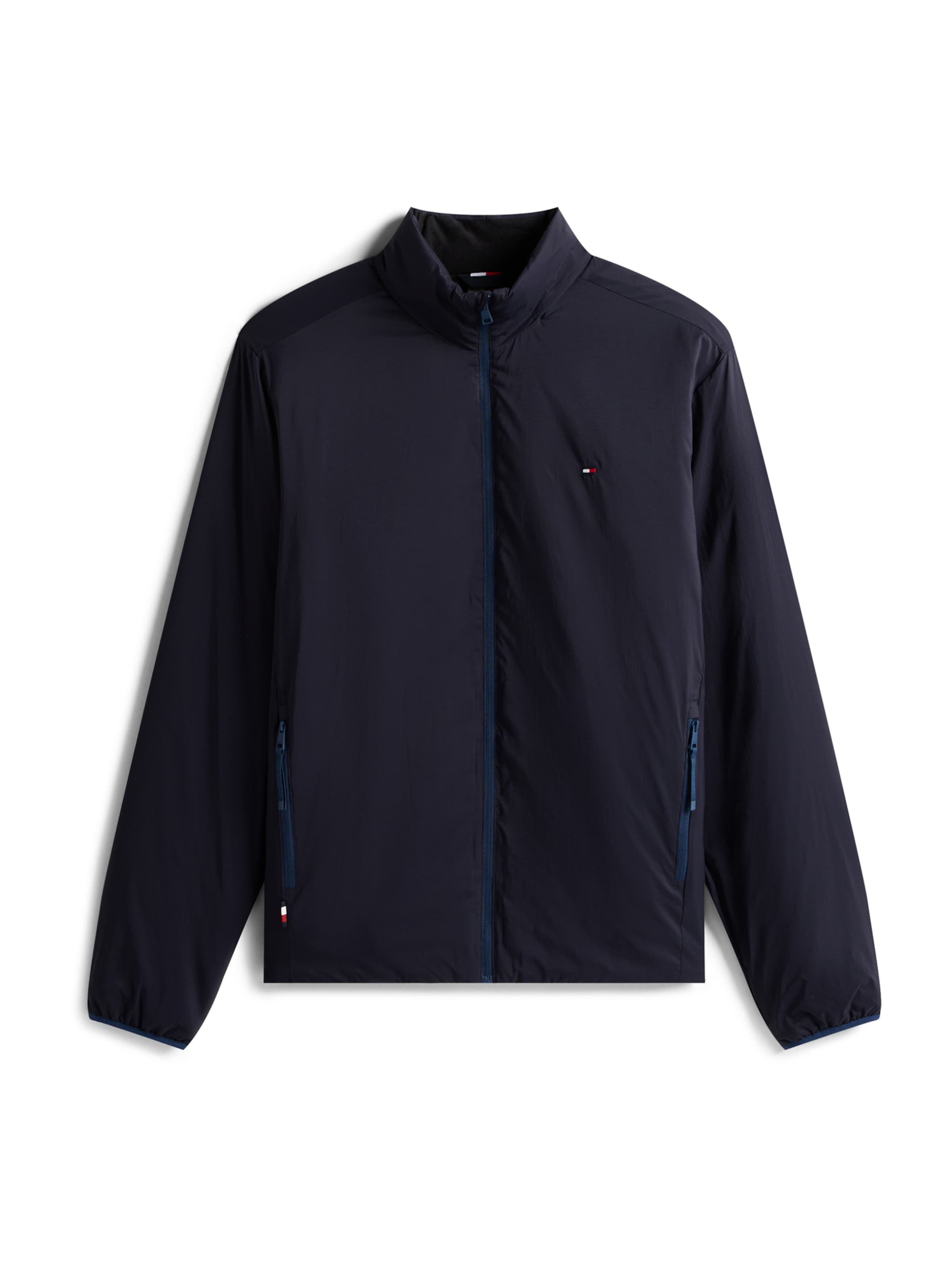 TOMMY HILFIGER Φθινοπωρινό και ανοιξιάτικο μπουφάν σε μπλε: μπροστά