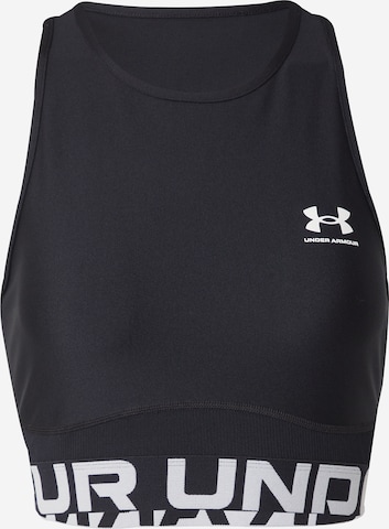 UNDER ARMOUR Спортивный топ в Черный: спереди