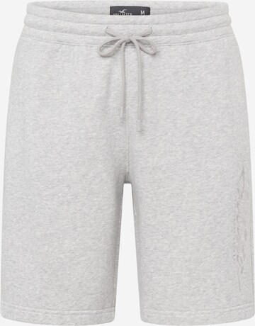 Regular Pantalon HOLLISTER en gris : devant