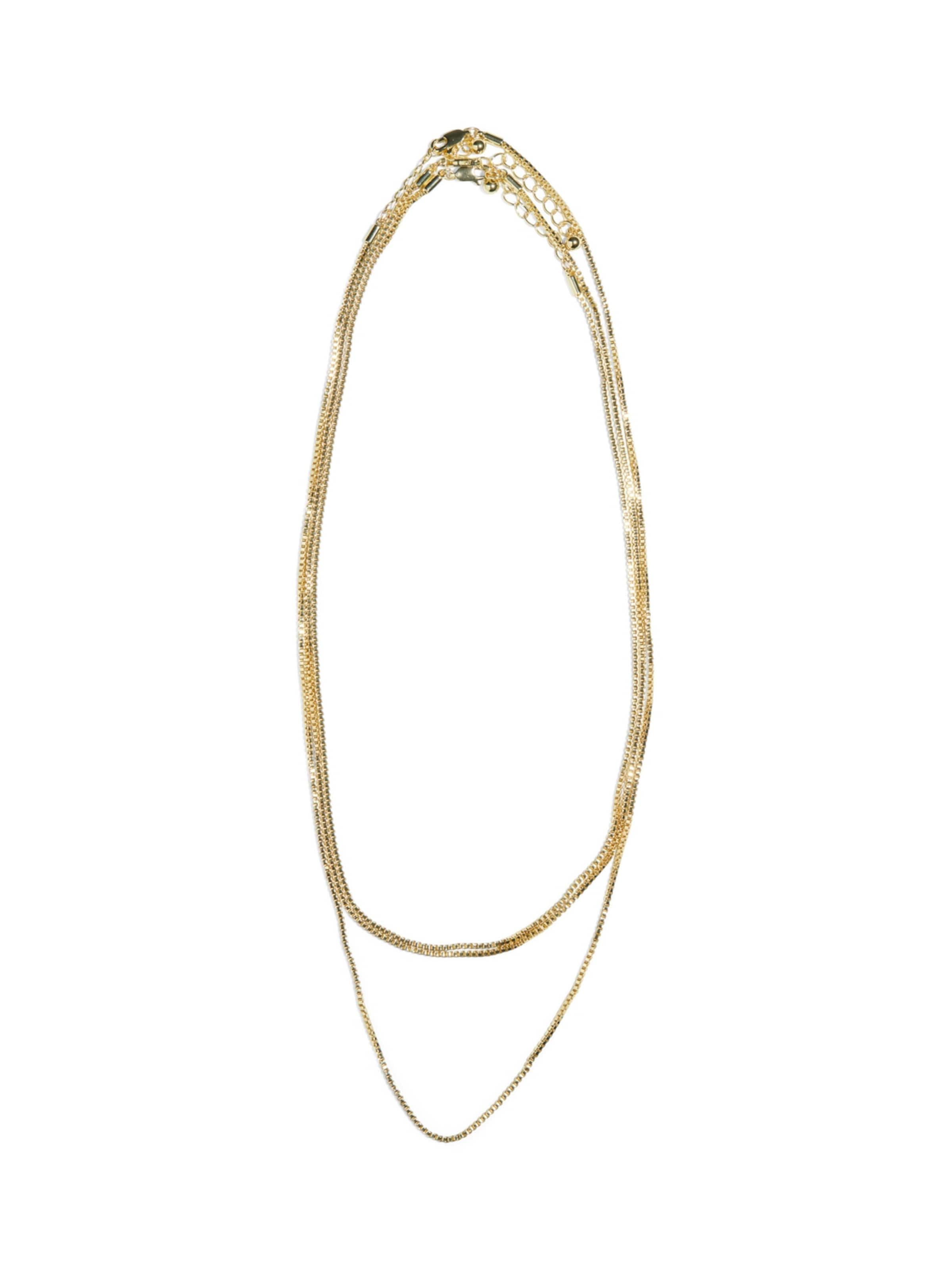 PIECES Kæde 'KUVENA' i guld: forside