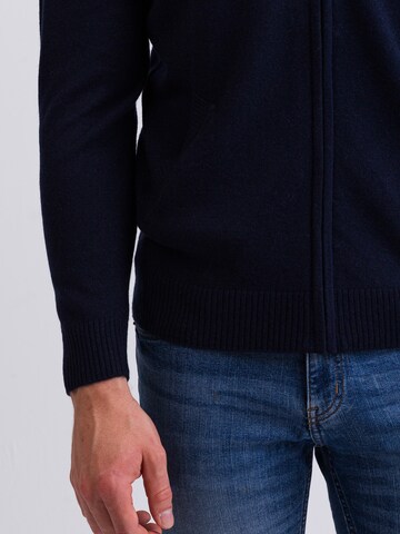 CASH-MERE.CH Knit cardigan in Blue
