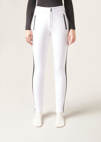 CALZEDONIA Regular Sporthose in Weiß: Vorderseite