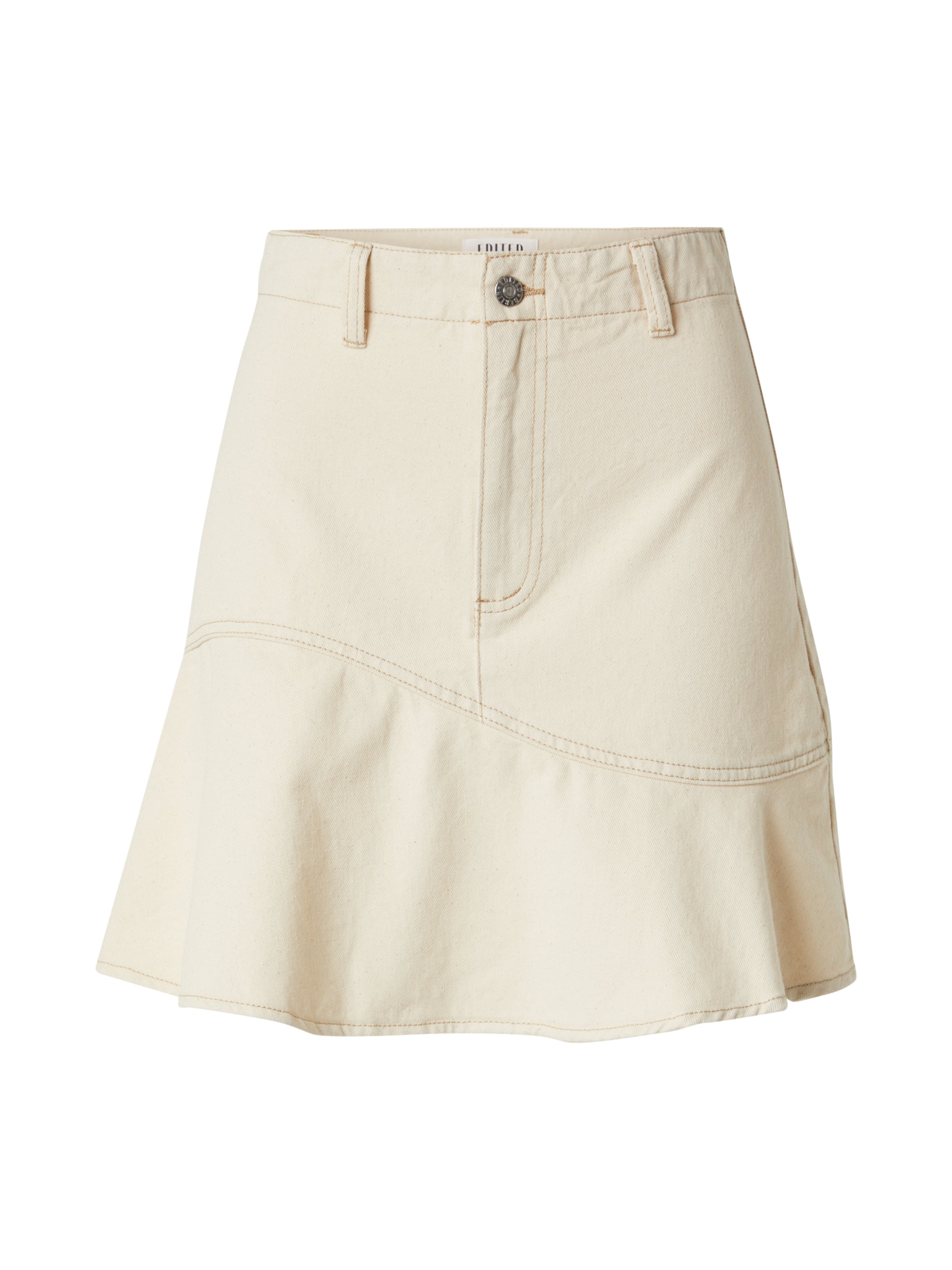 EDITED Skirt 'Nora' in Beige: front