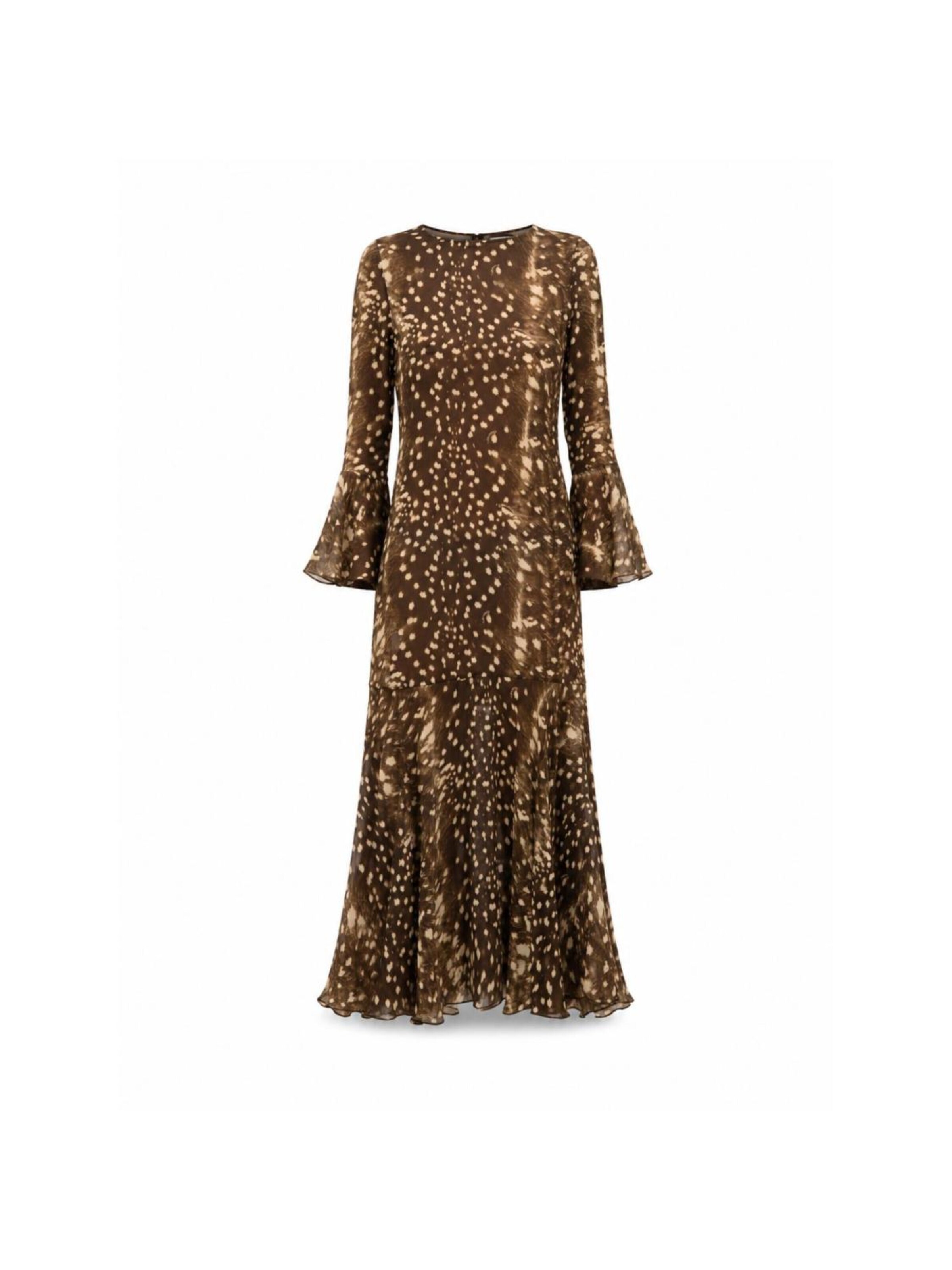 Carmen Says - Vestido 'Bambi' en marrón: frente