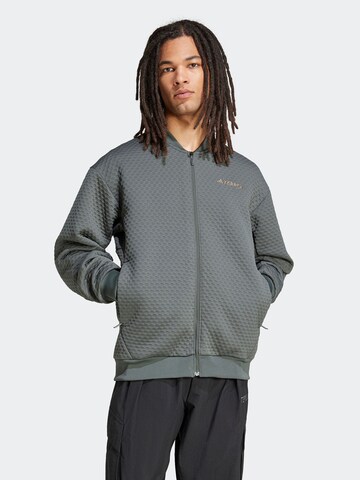 ADIDAS TERREX Sportsweatjacka 'XPL' i grå: framsida
