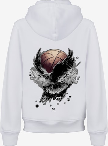 Sweat 'Basketball Adler' F4NT4STIC en blanc : devant