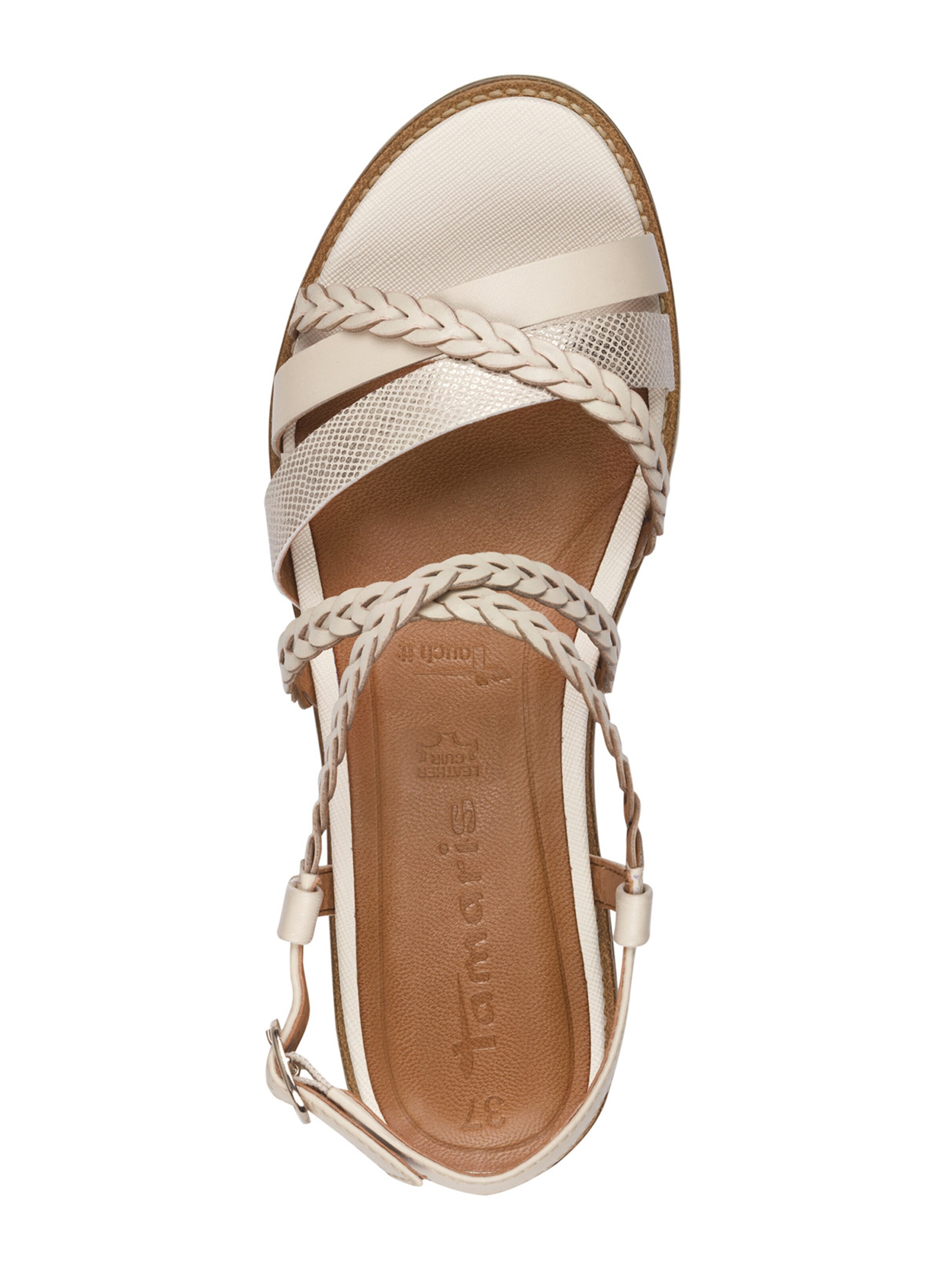 Tamaris Sandalen met riem in Beige