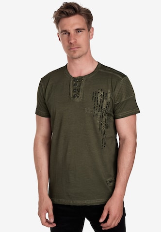Rusty Neal T-Shirt in Grün: predná strana