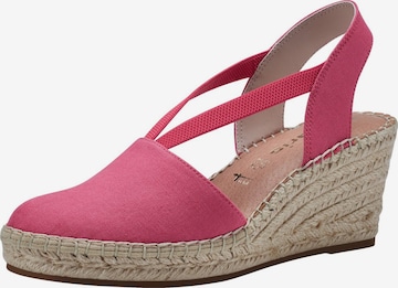 TAMARIS Slingpumps in Roze: voorkant