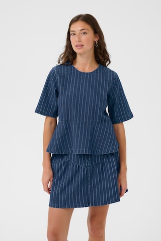 CULTURE Blouse 'CUmai Renny' in Blue: front