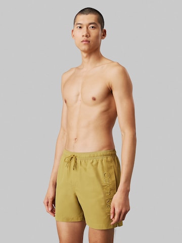 Calvin Klein Swimwear Swimming shorts in Brown: front