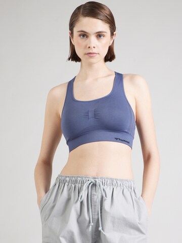 Hummel Bralette Sports bra in Blue: front