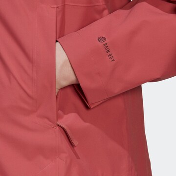 ADIDAS SPORTSWEAR Outdoorjacke 'Traveer' in Rot