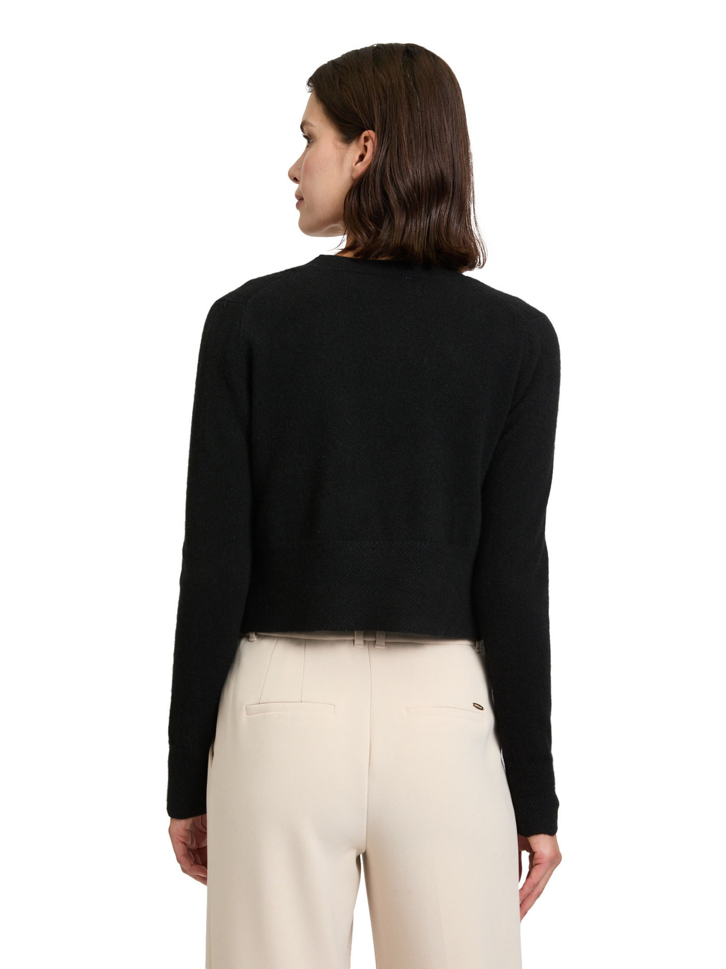 Betty Barclay Gebreid vest in Zwart