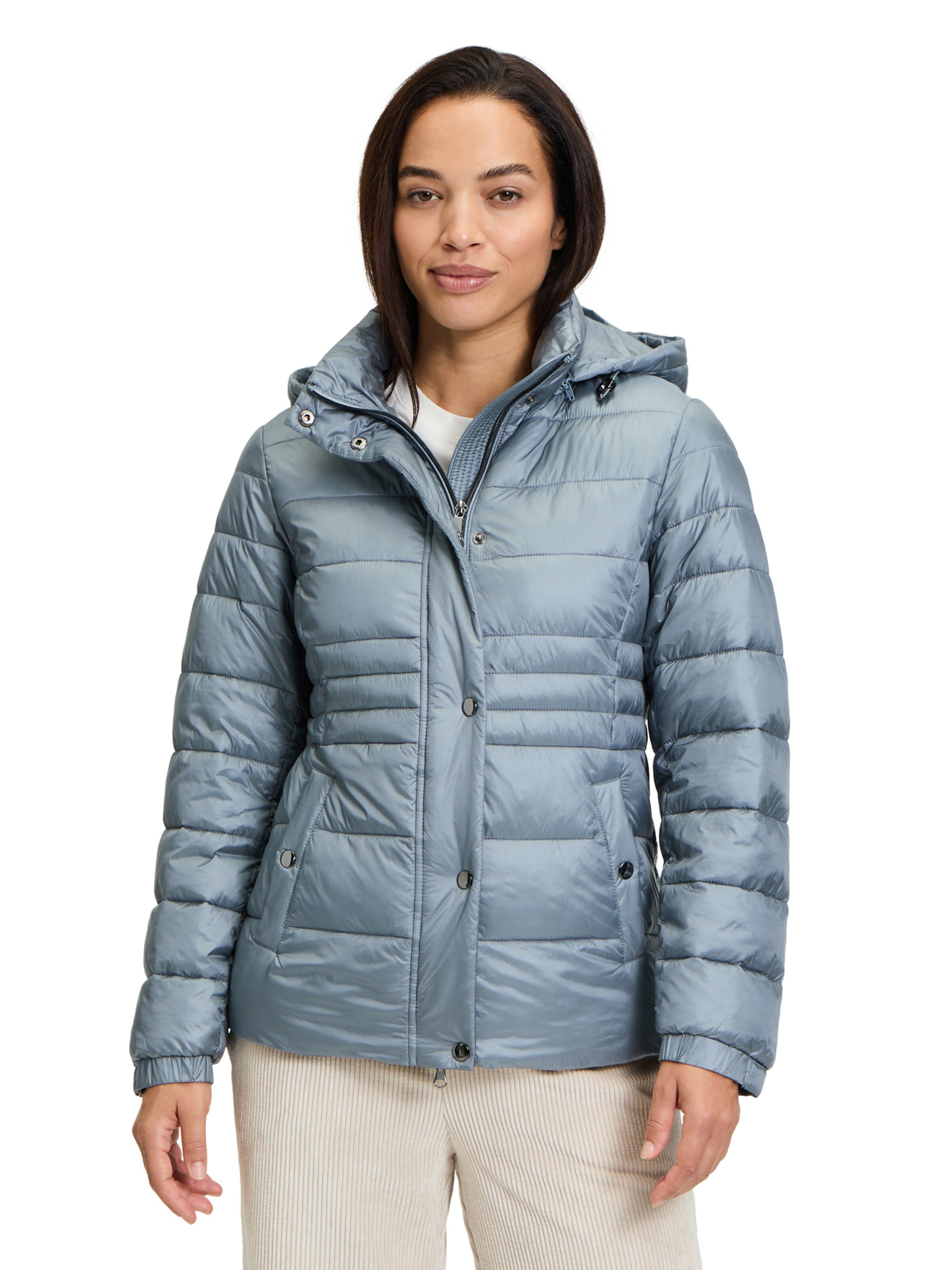 Cartoon Winter jacket in Blue: front