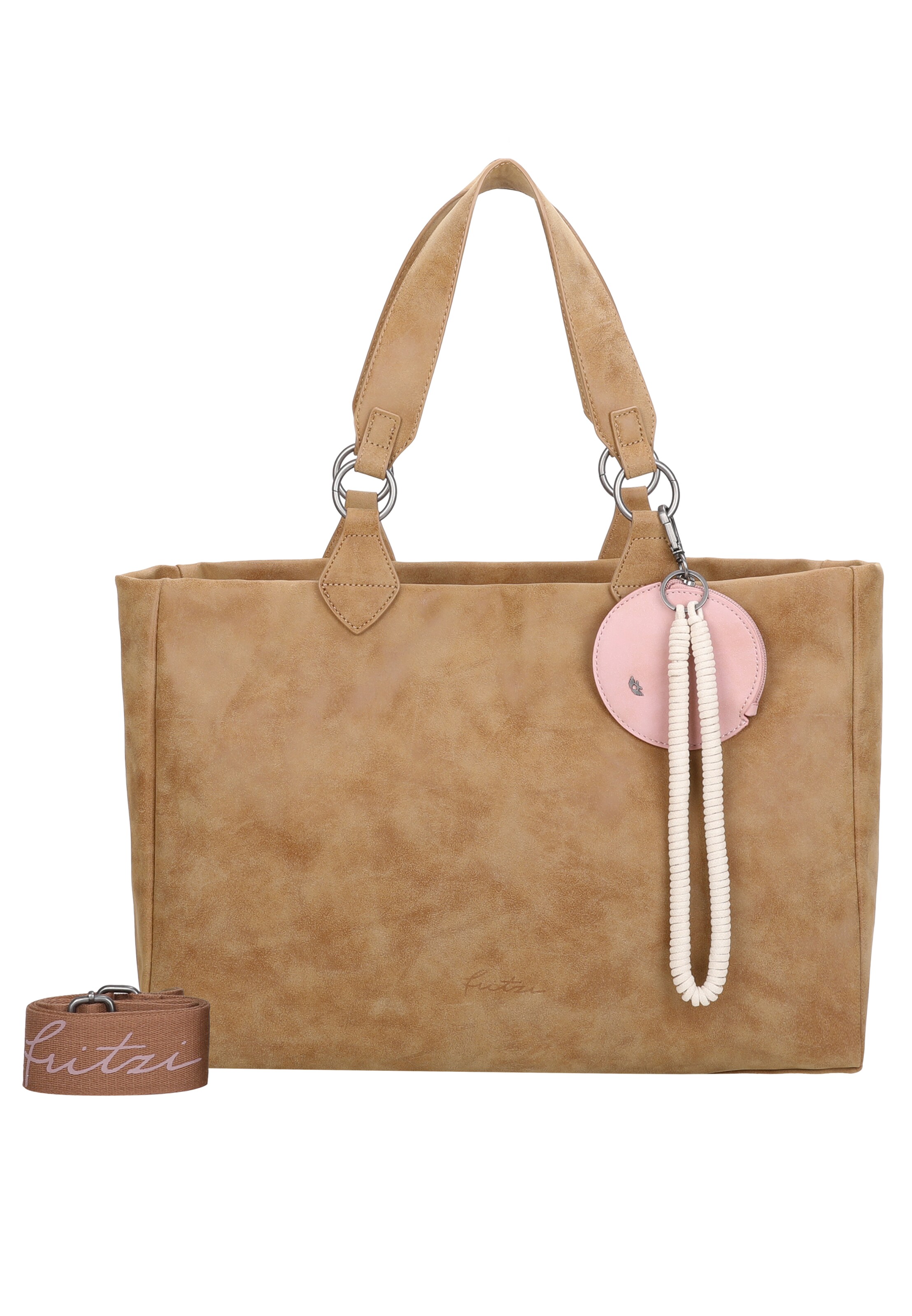 Fritzi aus Preußen Shopper 'Izzy Vintage' in Brown: front