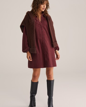 Robe-chemise WE Fashion en rouge
