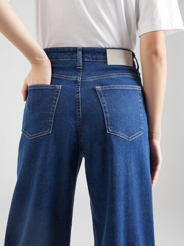 Wide leg Jeans de la Calvin Klein pe albastru