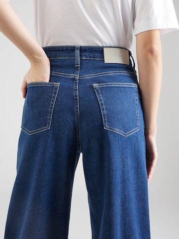 Calvin Klein Zvonové kalhoty Džíny – modrá