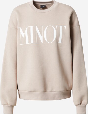 Gina Tricot Sweatshirt 'Riley' in Beige: front