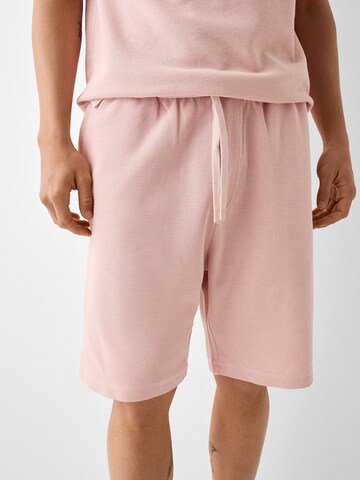 Loosefit Pantaloni di Bershka in rosa