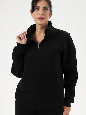 LOUIS LECLER Sweatshirt 'Sage' in Zwart