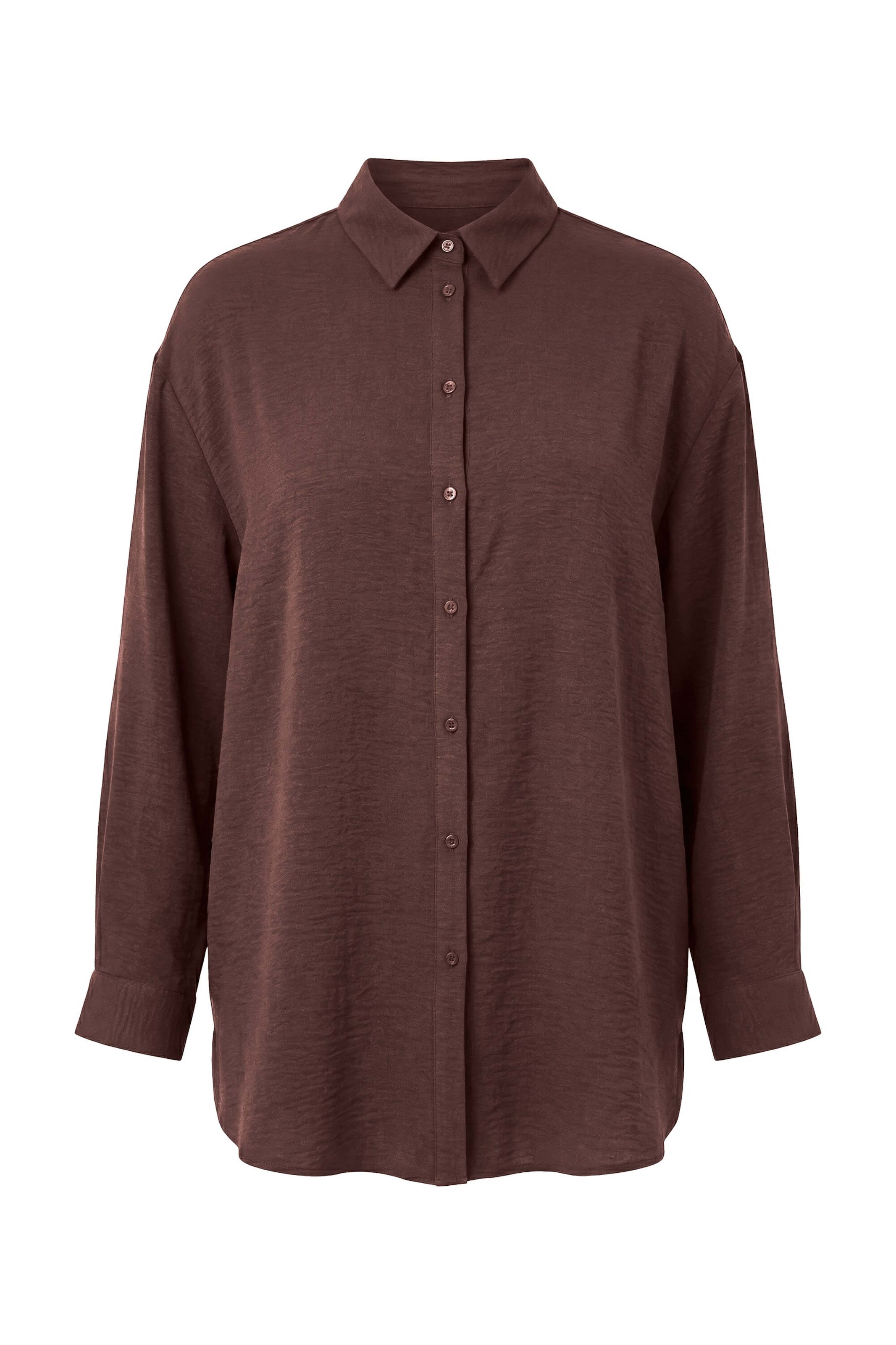 Studio Untold Blouse in Brown: front