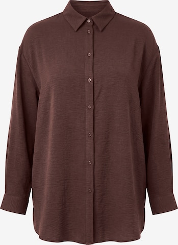 Studio Untold Blouse in Bruin: voorkant
