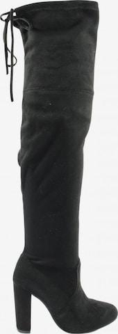 Boohoo Dress Boots in 38 in Black: front