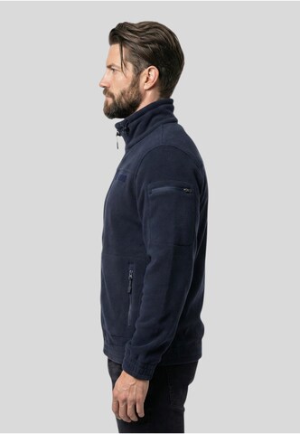 Brandit Fleece Jacket 'Combat' in Blue