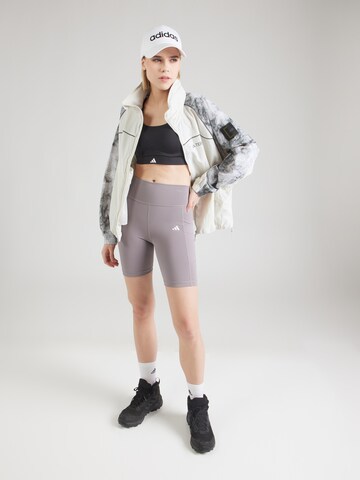Veste outdoor 'National Geographic' ADIDAS TERREX en gris